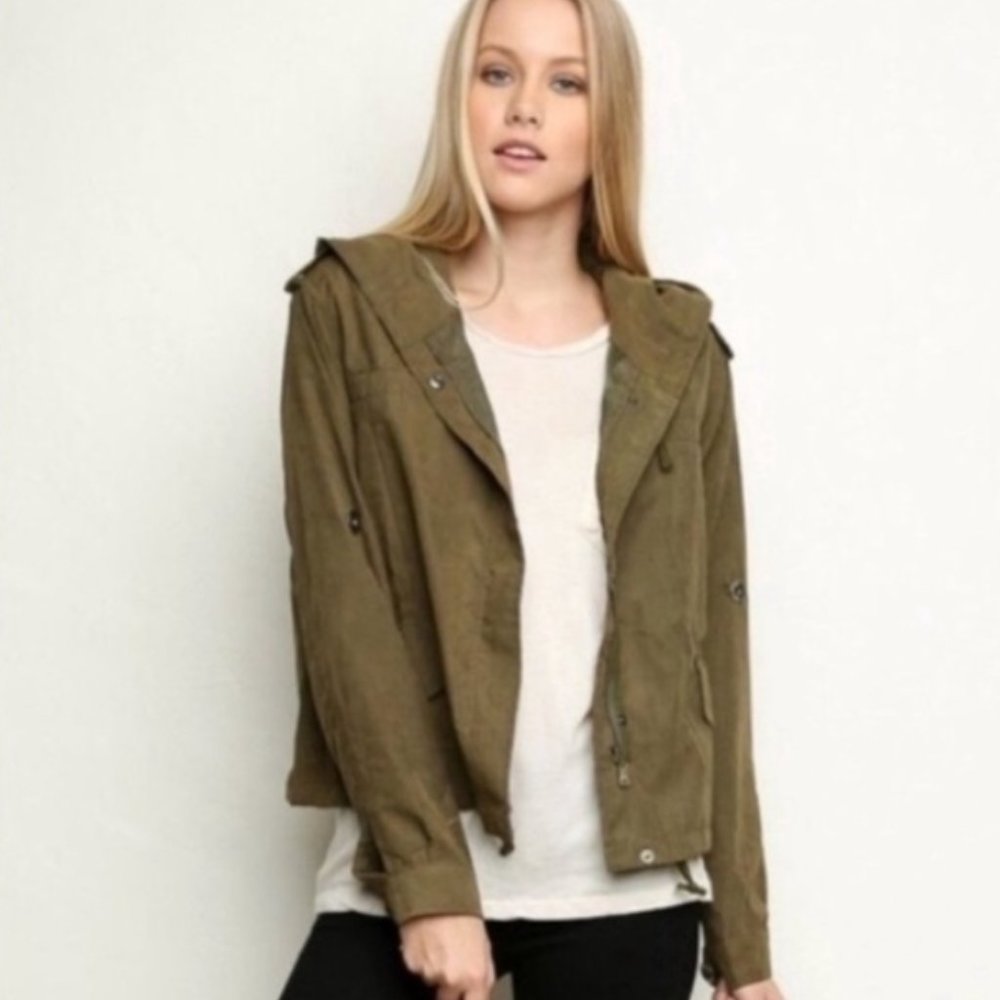Brandy Melville Hailey Army Green Jacket